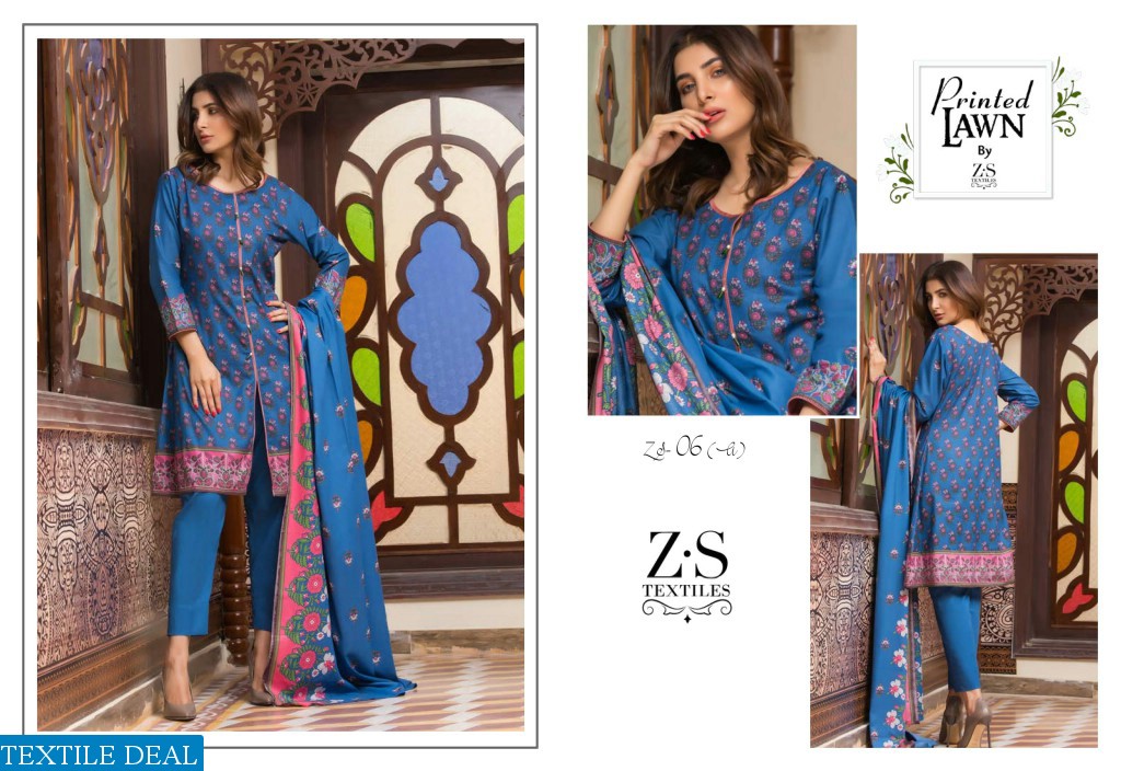 Zs kalyan printed lawn collection Wholesale pakistani dress material